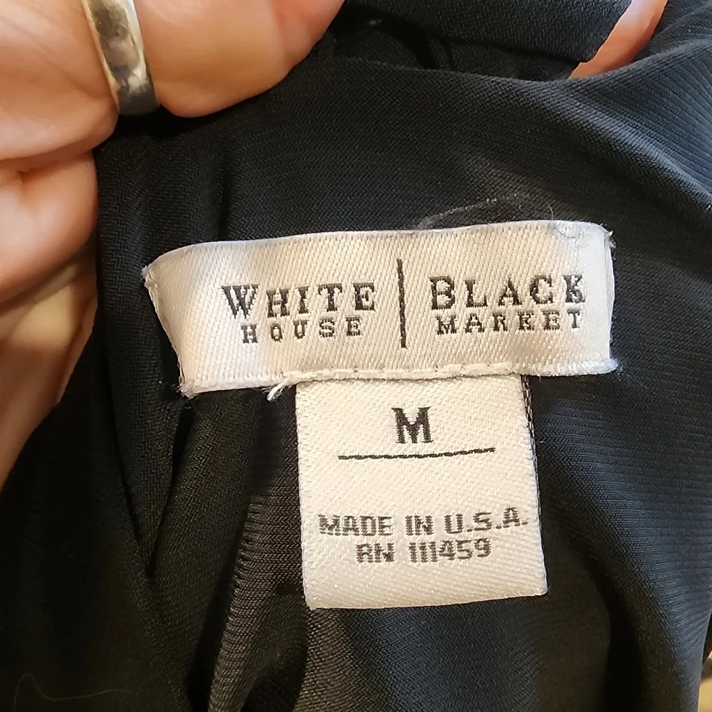 White House Black Market chic black